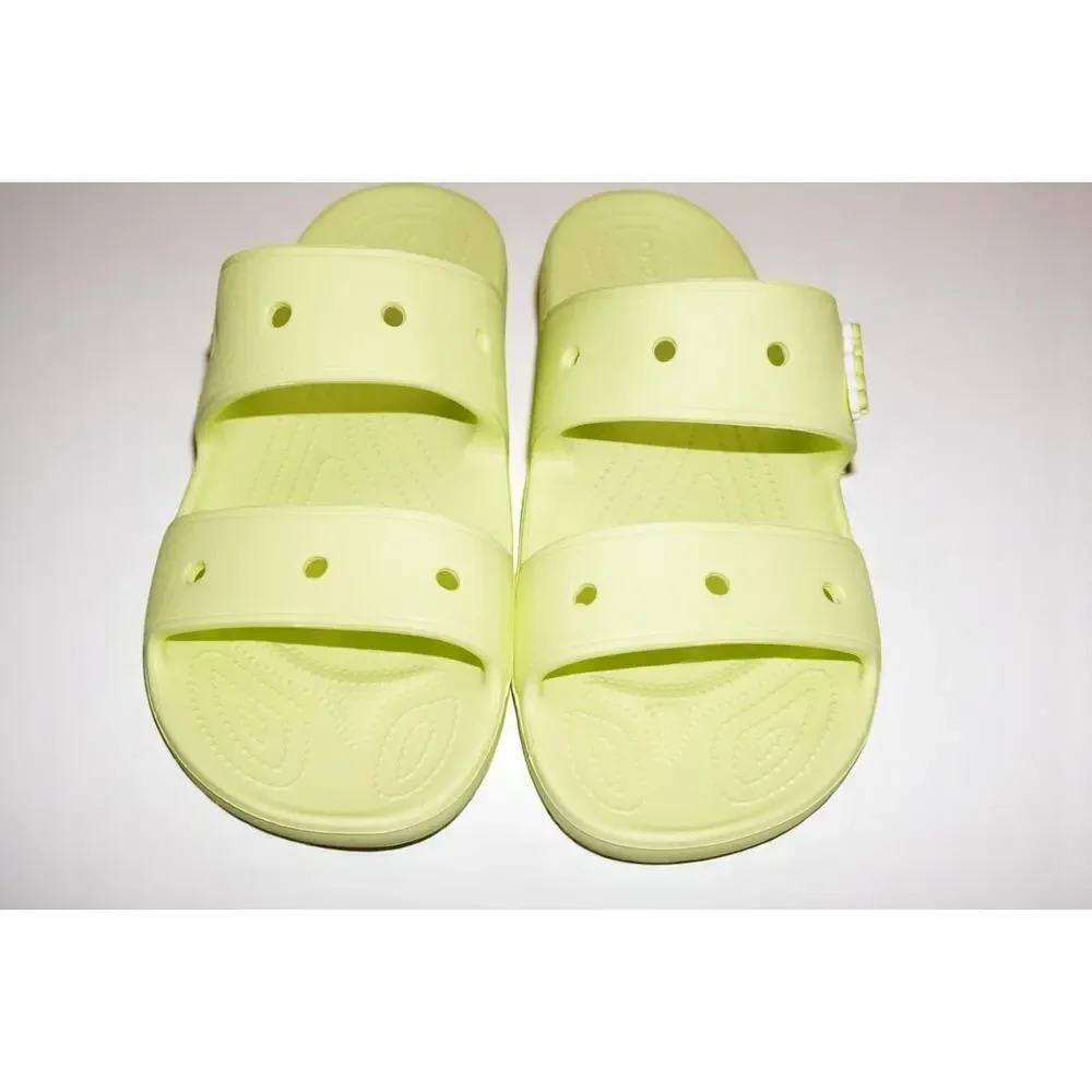 Crocs Classic Sandals Slides Lime Zest Green Men Size 12 / Women Size 14 NWOT